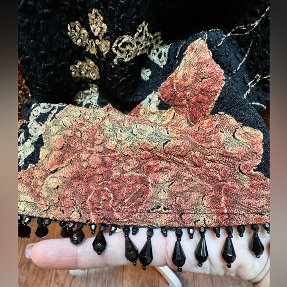 MSK Petite Medium leightweight jacket Floral design with embellishments - Picture 6 of 16